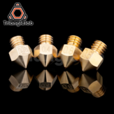Trianglelab® / Dforce® MK8 Messingdüse für 1,75 MM Filament J-Kopf Hotend, cr10 Heizblock, ender3 Hotend M6 Gewinde für 3D-Drucker