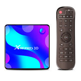 X88 Pro 10 RK3318 Quad-Core 4 Go RAM 32GB ROM 5G WIFI bluetooth 4.0 Android 10.0 4K TV Box H.265 VP9 pour Netflix Youtube Facebook