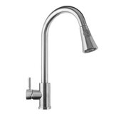 6 Types Kitchen Sink Faucet Pull Out Side Sprayer Dual Spout 360° Mixer Water Tap