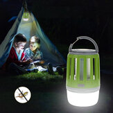 Mosquito Killer Lamp USB Rechargeable Waterproof Outdoor Tent Camping Lantern Trap Repeller Light 