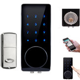 Bluetooth Smart Digital Door cerradura Seguridad para el hogar cerradura Perno muerto de contraseña táctil sin llave