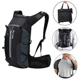 WEST BIKING 10L összecsukható vízálló kerékpáros hátizsák hidratációval futáshoz, kerékpározáshoz és túrázáshoz.