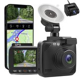 V53/V53+ 4K Dash Cam Ingebouwde WiFi GPS Auto Dashboard Camera Recorder met UHD 2160P 170° Groothoek WDR Nachtzicht