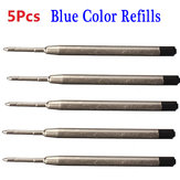 5szt. Niebieski Kolor Uniwersalny Obronne Długopisy Metalowe Zamienniki do LAIX B2 B006 B008 B009 Q1