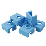 6 τεμάχια Μπλε κάλυμμα σιλικόνης θερμαντικού τμήματος Hotend MK8 για εκτυπωτή 3D