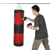 60/80/100/120 cm de couro treinamento de boxe perfuração Bolsa pendurado vazio pesado saco de areia alvo de boxe