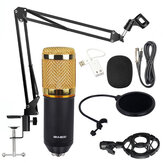 BM800 Pro Condenser Microphone Kit Studio Suspension Boom Scissor Arm Stand with Fliter