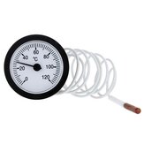 TS-W53 0-120 Centigrade Dial Thermometer Capillary Water Liquid Temperature Gauge with 1.5m Sensor