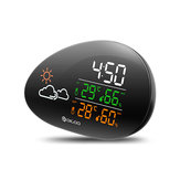 DIGOO DG-THS01 Lying Stone Clock Weather Station Weather Forecast Outdoor Indoor Thermometer H