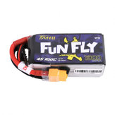 Batterie Lipo Tattu Funfly 1300mAh 14,8V 100C 4S 1P avec prise XT60 pour drone RC de course FPV
