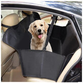 Housse de siège arrière de voiture étanche Oxford, protège-hamac avec coussin mat pour chien ou chat