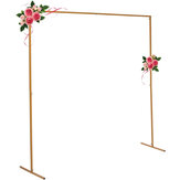 Arco de metal cuadrado de Garfans para bodas, fiestas, decoración floral en jardines