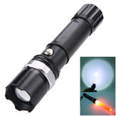 XANES 808 350Lumens Brightness Long-rang Research Zoomable LED Flashlight Suit with 18650+Charger+Car Charger