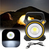 Lampe de travail solaire LED COB 30W USB, projecteur, lanterne de camping extérieure