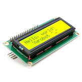 5 قطع IIC / I2C 1602 الأصفر أخضر الخلفية LCD عرض وحدة
