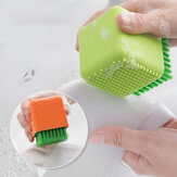 Honana BC-565 Multi-use Household Bathroom Silicone Cleaning Brush Makeup Cleaner Washing Scrubber Tool Laundry Clean Brush Washing Tool