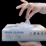 100 шт. прозрачных одноразовых ПВХ перчаток VICEY, защитные перчатки, без пудры, легко переносимые