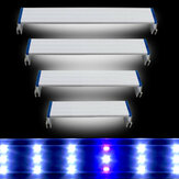 Super Slim LEDs Iluminação para aquários Luz de plantas aquáticas 20-60CM Extensível Lâmpada de clip impermeável para aquário Luz branca azul