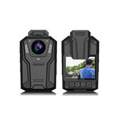 WiFi 2インチLCD HD 1296P警察カメラ赤外線ナイトビジョンビデオレコーダー着用可能な防犯カメラ
