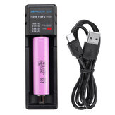 Astrolux® SC01 C típus 2A gyorstöltő USB akkumulátor töltő Li-ion/IMR/INR/ICR akkumulátorokhoz 18650 20700 21700 26650 Cell