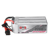 Bateria Lipo GAONENG GNB 22.2V 2200mAh 120C/240C 6S XT60U-F Plug para Drone de Corrida RC FPV