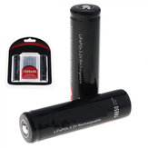 2PCS SOSHINE 3.2v 1800mah 18650 LiFePO4 Batterie Mit geschützter Leiterplatte + Batterie Gehäuse
