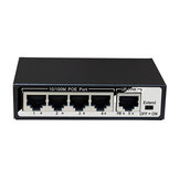 Commutateur POE 5 ports 100 M 4 ports POE RJ45 convertisseur commutateur Ethernet 250 m surveillance à distance AP support dédié VLAN