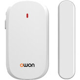 OWON ZB Interruttore wireless per porte e finestre a 2,4 GHz Allarme magnetico per porte intelligenti collegato a luce/condizionatore d'aria