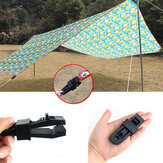 Tenda da campeggio all'aperto, tenda parasole, clip in plastica per parabrezza, corda per il vento, accessori di fissaggio.