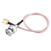 BNC Male to SMA Male Connector 50ohm Extension Cable الطول اختياري