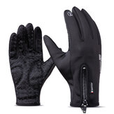 Iwinter Touch Screen antivento impermeabile in pile Warm Winter Cycling Guanti 