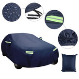 L 4,7x1,75x1,5M Drei-Box-Auto-Universal-Vollabdeckung wasserdicht, staubdicht, UV-beständig gestreift für Limousine