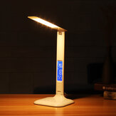 Lampe de bureau pliante avec 14 LED, port USB, contrôle tactile de la luminosité
