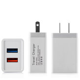 US EU 5V 2.4A Двойной USB Путешествия Зарядное устройство адаптер для смартфона планшетного компьютера