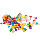 20 Pièces de Balles en Plastique Colorées pour Bébés et Enfants pour Jouer dans une Piscine