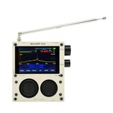 V1.10B 50 KHz - 2GHZ Malachite SDR Radio مدمج لوحة التوسعة Malahit DSP SDR Receiver AM / SSB / NFM / WFM + مكبر الصوت + البطارية + علبة معدنية + لوح التوسيع