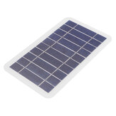 Painel Solar de 5V 400mA, saída USB de 2W, sistema solar portátil para carregadores de celular ao ar livre