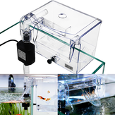 Aquarium Transparentes Haus Inkubator Box zur Isolation Brutkäfig Externe Hängezuchtkäfig