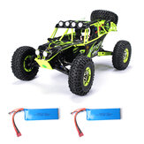 WLtoys 10428 1/10 2.4G 4WD RC Truck Crawler RC Car Two Battery