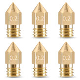 MK8 Extruder Nozzle Head Brass FDM Set M6 Thread 1.75/3.0 Filament Nozzle 3D Printer Accessories