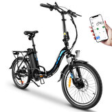 [EU Direct] Ηλεκτρικό ποδήλατο KAISDA K7 36V 13AH Μπαταρία 350W Κινητήρας 20 ιντσών Ελαστικά 45-75KM Απόσταση 120KG Φορτίο Σύνθετο Ηλεκτρικό Ποδήλατο