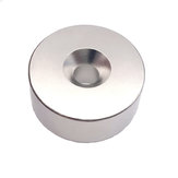N52 60x20mm süllyesztett gyűrűs mágnes lemezlyuk 10 mm-es ritkaföldfém neodímium mágnes