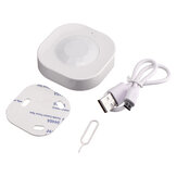 MoesHouse MS-SPS Smart WiFi PIR Motion Sensor Human Detector Infrared Human Induction Receiver USB Charging Version