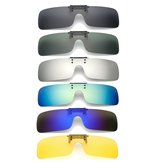 Sürüş, binicilik ve miyopi gözlükleri için UV400 polarize klipsli güneş gözlükleri ve anti-sis gözlükleri ile gece görüş lensleri