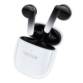 AirAux AA-UM13 TWS Bluetooth V5.1 słuchawki 13mm sterownik Bass Sound ENC redukcja szumów IPX4 wodoodporna bateria 400mAh 3.8g lekki zestaw słuchawkowy