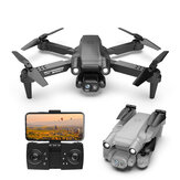 LSRC GT2PRO 2.4G 4CH WIFI FPV mit 4K 480P HD Dual Kamera, Höhenhaltung, Kopflos-Modus, faltbarer RC-Drohne Quadcopter RTF