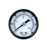 Druckmessgerät TS-40-300PSI 0-20Bar 0-300PSI Mini Druckmessgerät Manometer Luftkompressor Pneumatische Hydraulikflüssigkeit Druckmesser