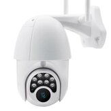 Wifi HD 1080P IP-Kamera 8 LED Infrarot 6-fach Zoom Außenkamera Farbige Nachtsicht-Überwachungskamera Wasserdichte PTZ-Drehung 