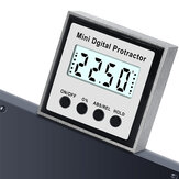 Digitaler Neigungsmesser 0-360 Edelstahl elektronischer Neigungsmesser Digitale Winkelmessgerät-Magnetenbasis-Messwerkzeug