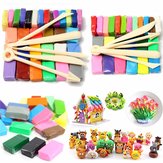 Mixed Colour Soft Oven Bake Polymer Clay Block Modelling Moulding Art Design